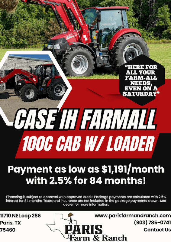 Case IH Farmall 100C Tractor Package