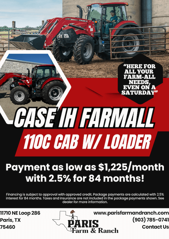 Case IH Farmall 110C Tractor Package!