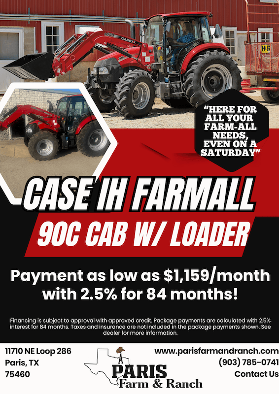 Case IH Farmall 90C Tractor Package