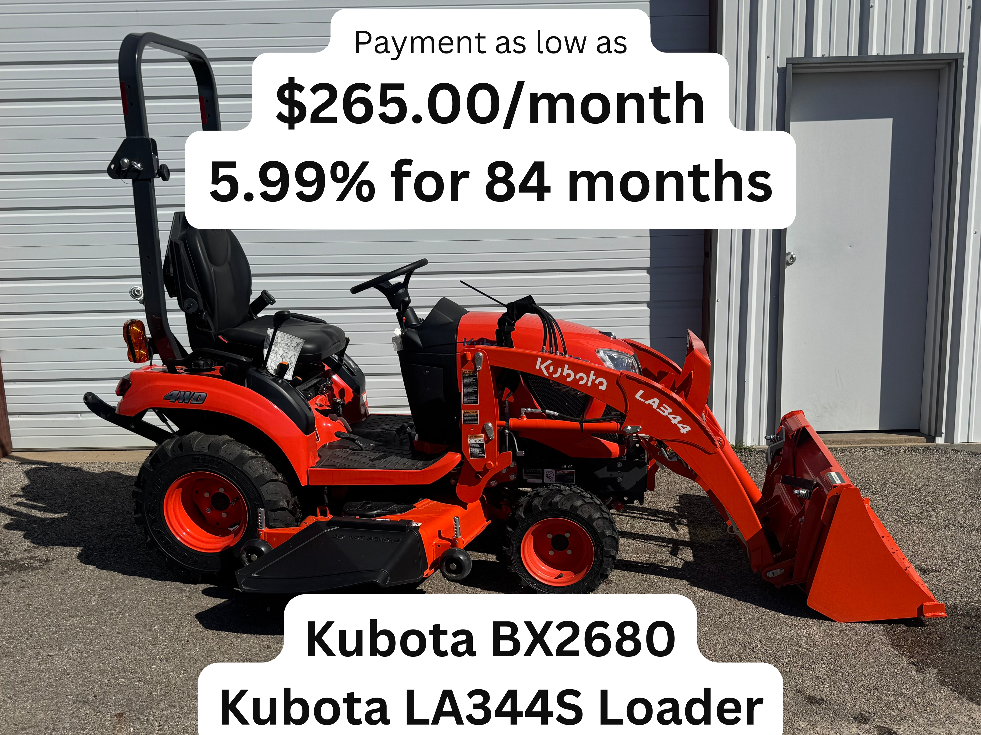 BX2680 Tractor/Loader Package - Paris Farm and Ranch